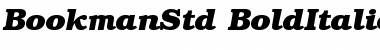ITC Bookman Std Bold Italic Font