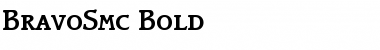 BravoSmc Bold Font