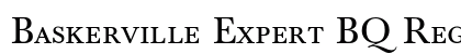 Baskerville Expert BQ Regular preview