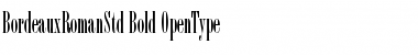 Bordeaux Roman Std Bold Font