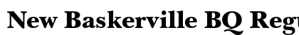 New Baskerville BQ Regular preview