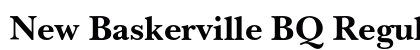 New Baskerville BQ Regular preview