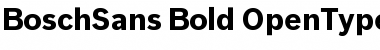 BoschSans Bold Font