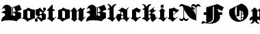 BostonBlackieNF Regular Font