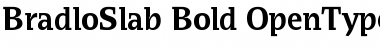 BradloSlab Bold Font