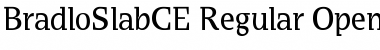 Download BradloSlabCE Font