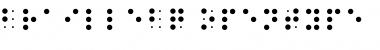 BrailleBQ Regular Font