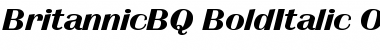 Britannic BQ Regular Font