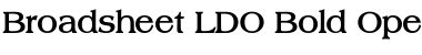 Download Broadsheet LDO Font