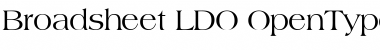 Download Broadsheet LDO Font