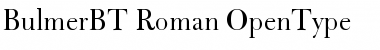 Bulmer Regular Font