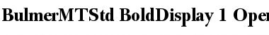 Download Bulmer MT Std Font