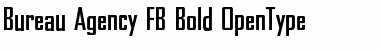 Bureau Agency FB Bold Font