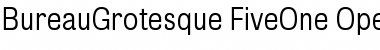 BureauGrotesque FiveOne Font