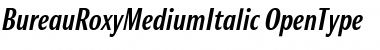 Bureau RoxyMediumItalic Font