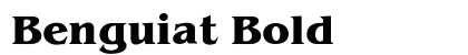 Benguiat Bold preview