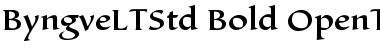 Byngve LT Std Bold Font