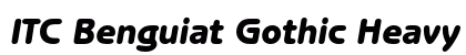 ITC Benguiat Gothic Heavy Italic Preview