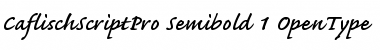 Caflisch Script Pro Font