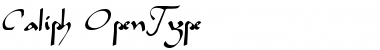 Caliph Regular Font