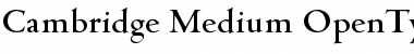 Download Cambridge-Medium Font