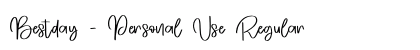 Bestday - Personal Use Regular