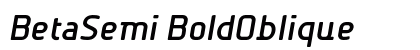 BetaSemi BoldOblique preview