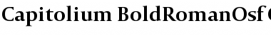 Capitolium BoldRomanOsf Font