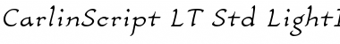 Download CarlinScript LT Std LightIt Font Download CarlinScript LT Std LightIt Font