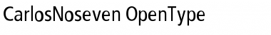 CarlosNoseven Regular Font