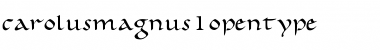 CarolusMagnus Regular Font