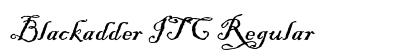 Blackadder ITC Regular preview