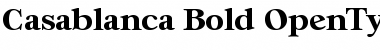 Casablanca-Bold Regular Font
