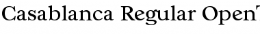 Casablanca-Regular Regular Font