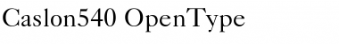 Download Caslon540 Font