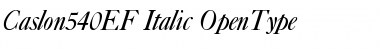 Caslon540EF Italic Font