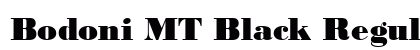 Bodoni MT Black Regular Preview