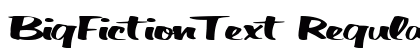 BigFictionText Regular preview