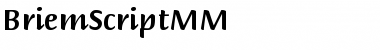 Download BriemScriptMM Font