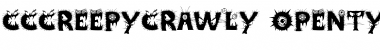 CCCreepyCrawly Regular Font