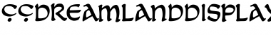 CCDreamlandDisplay Regular Font