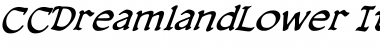 CCDreamlandLower Regular Font