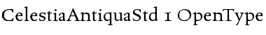 Download Celestia Antiqua Std Font