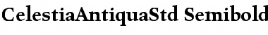 Celestia Antiqua Std Semibold Font