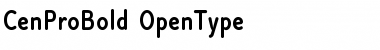 Cen Pro Bold Font