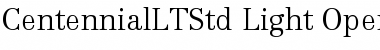 Centennial LT Std 45 Light Font