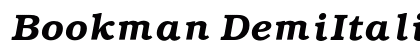 Bookman DemiItalic preview