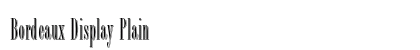 Bordeaux Display Plain preview
