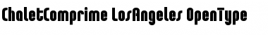 ChaletComprime-LosAngeles Regular Font