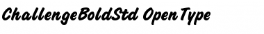 Download Challenge Bold Std Font